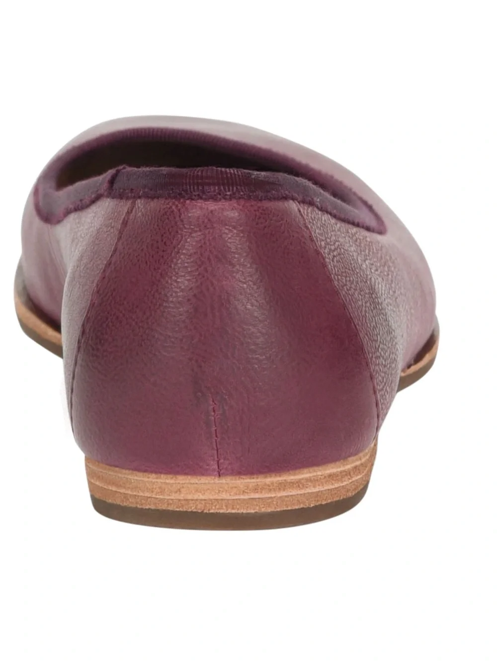 Kirk Ease Palermo Plum Leather Ballet Flat Sz 6